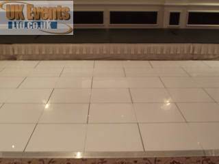 pure white dance flooring for hire